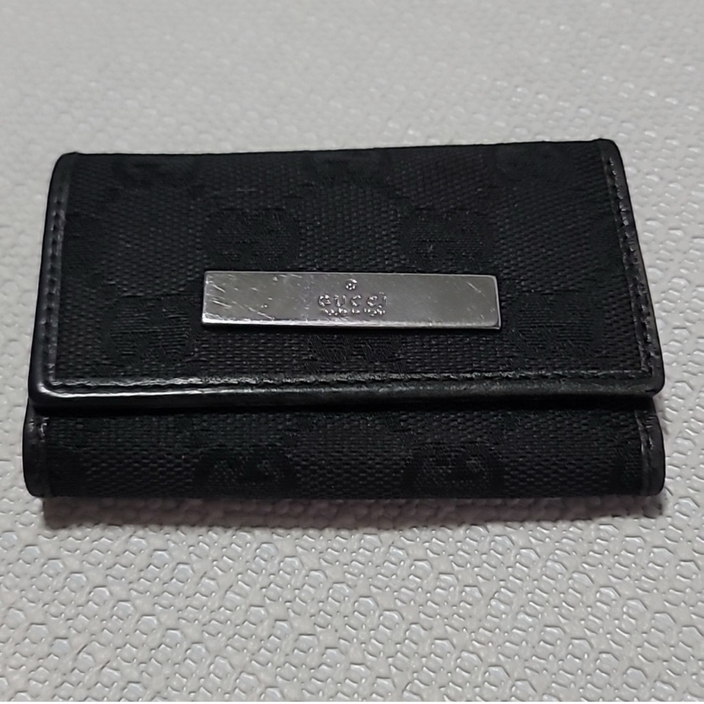 Gucci GG Monogram Canvas Key Wallet/Case